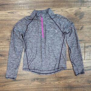 Old Navy Active Girl's Quarter Zip Long Sleeve Pullover Athletic Top X-Large XL